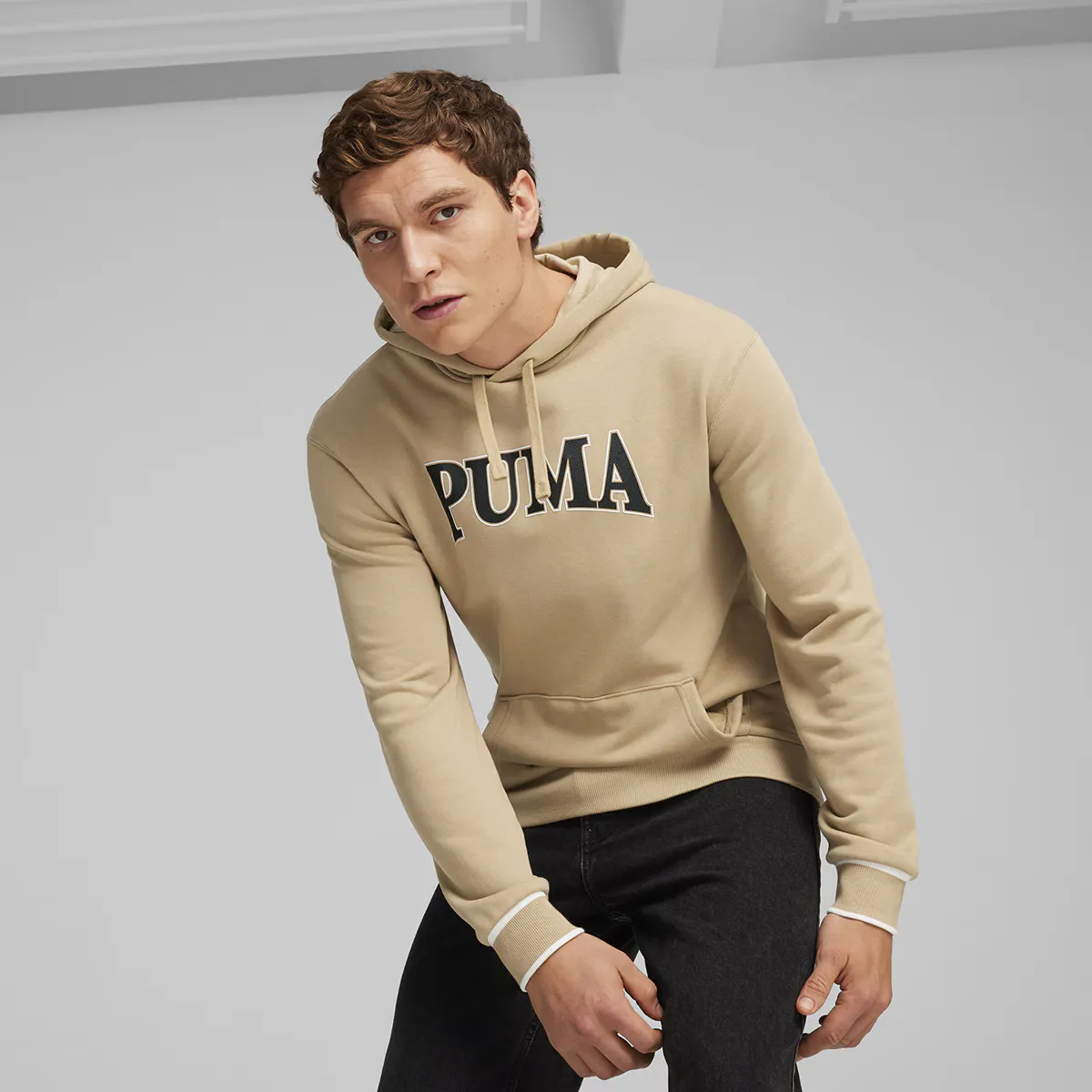 

Мужская толстовка с капюшоном Puma Squad Tr Puma, коричневый