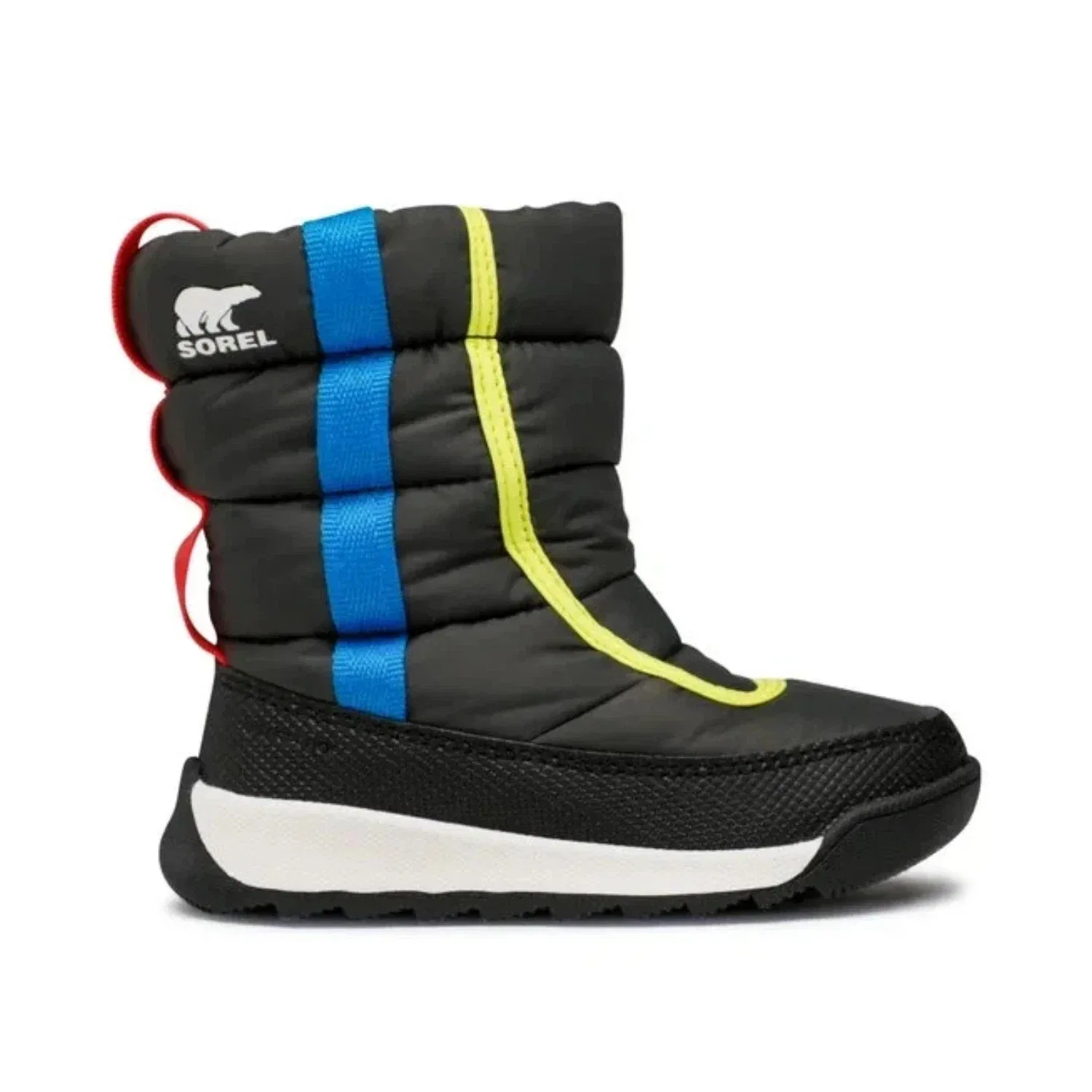 Детские водонепроницаемые зимние ботинки Sorel Whitney II Puffy Jet Black — фото 2