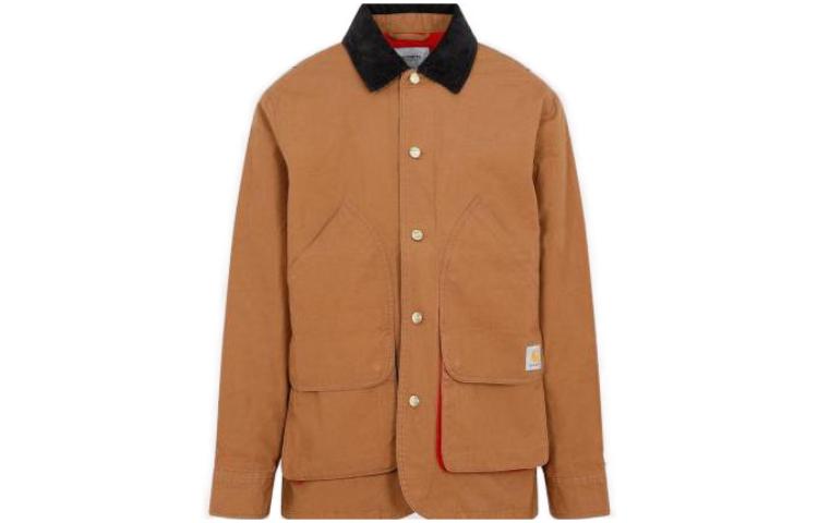 

Carhartt WIP Приталенная рубашка-куртка с длинными рукавами на пуговицах, Light Brown