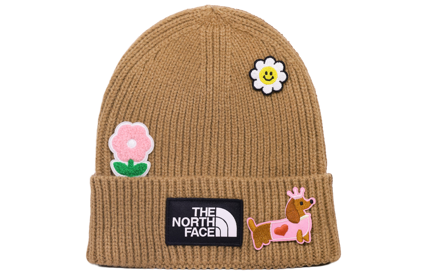 

THE NORTH FACE Акриловая шапка унисекс коричневая