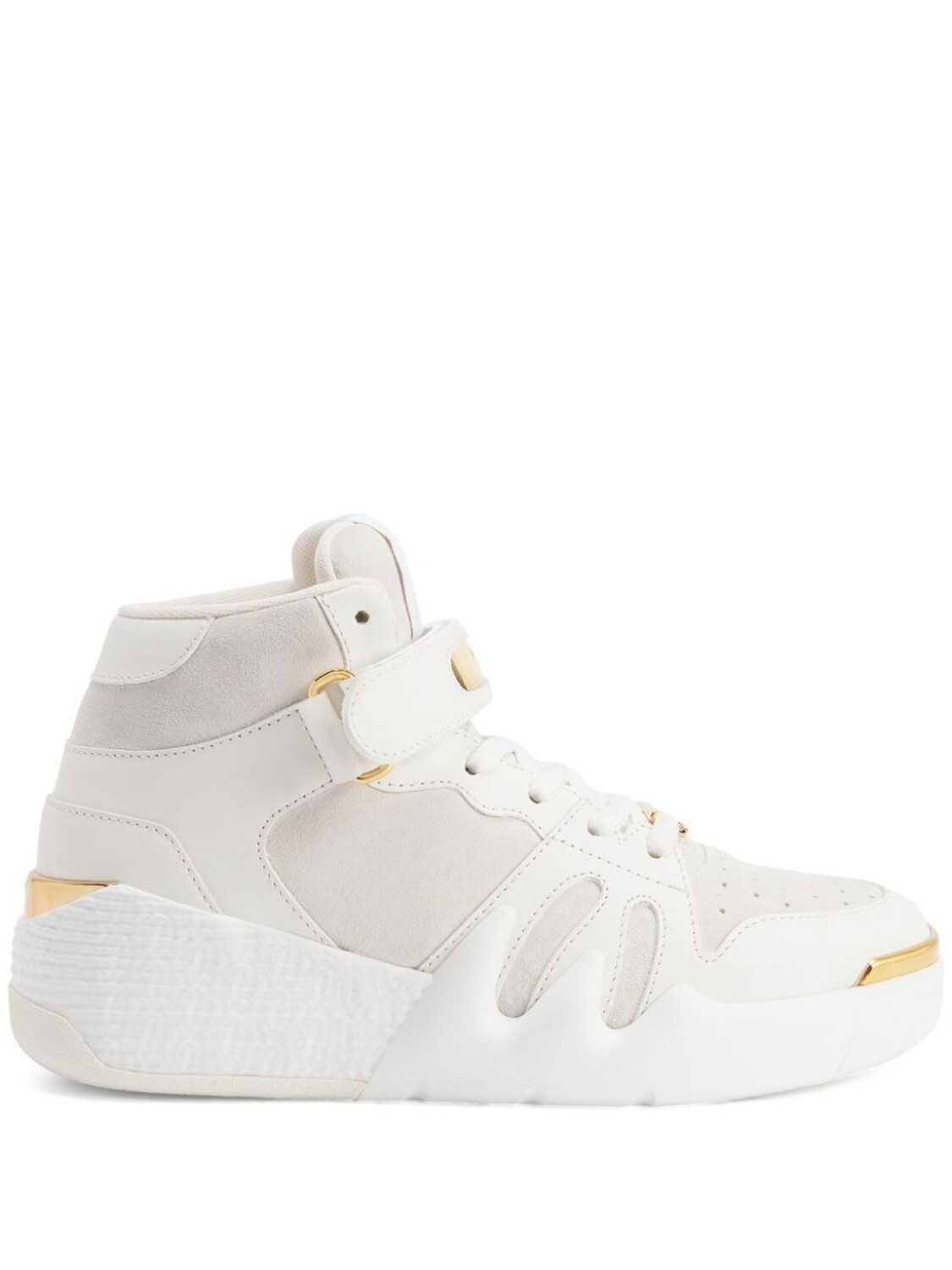 

Кеды Giuseppe Zanotti Talon, белый/светло-бежевый