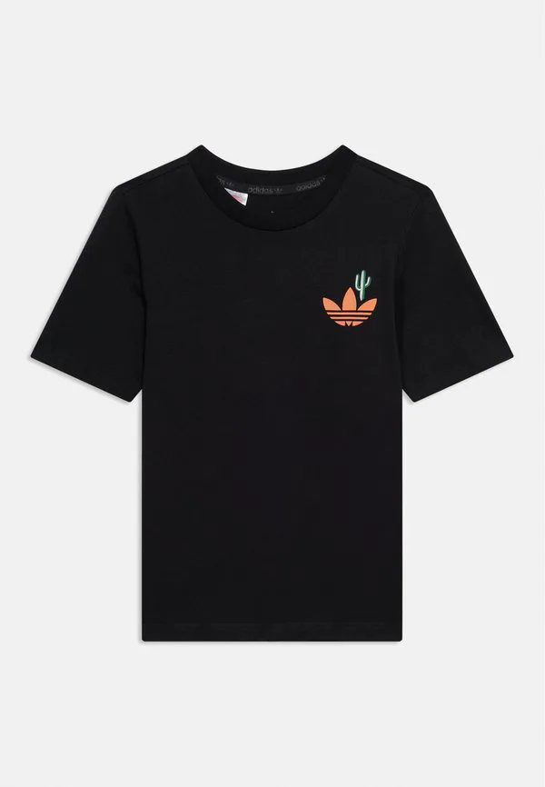 Футболка в западном стиле унисекс с принтом Adidas Originals, Black — фото 3