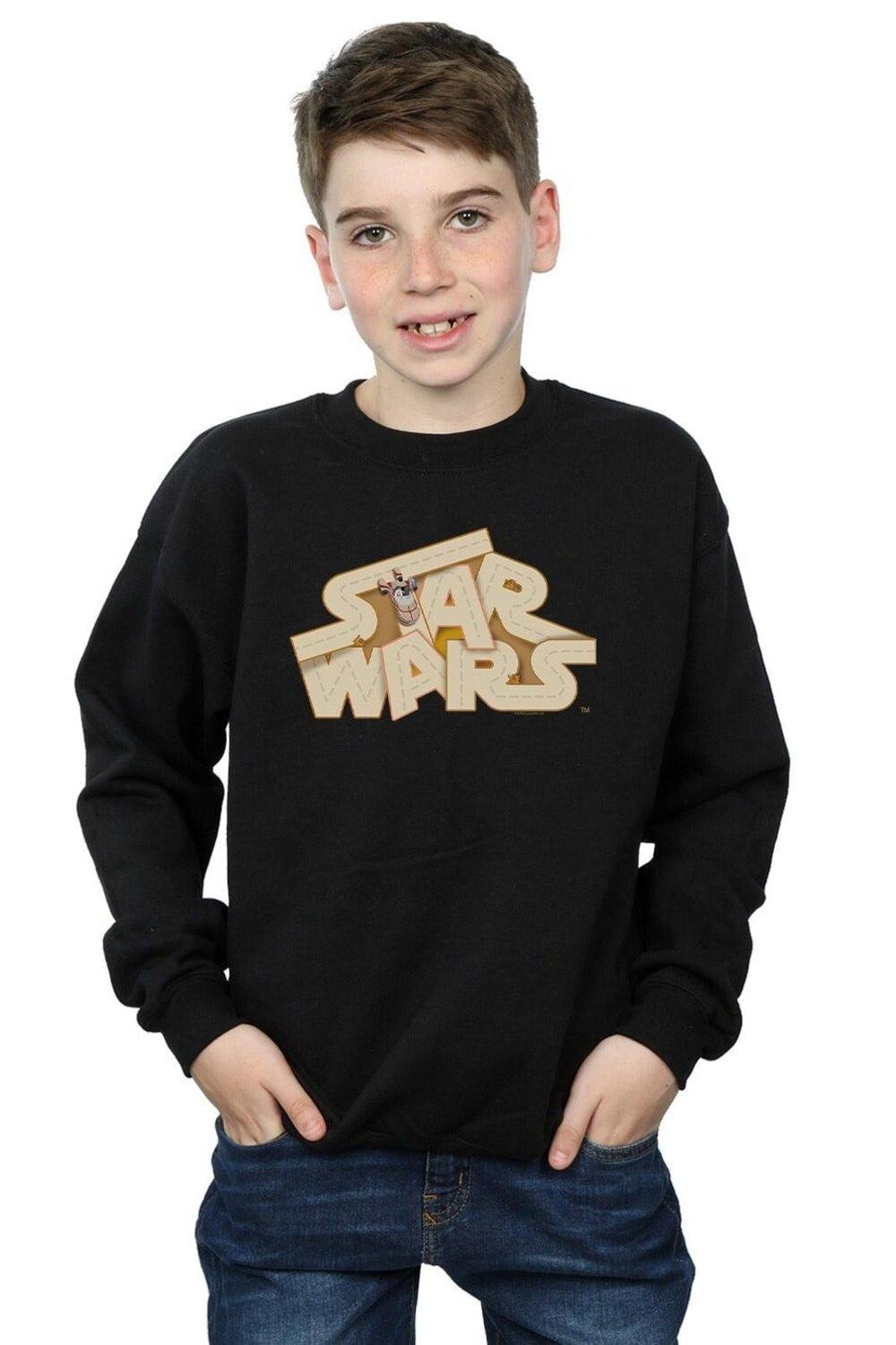 

Толстовка с логотипом Tatooine Jumble Star Wars, черный