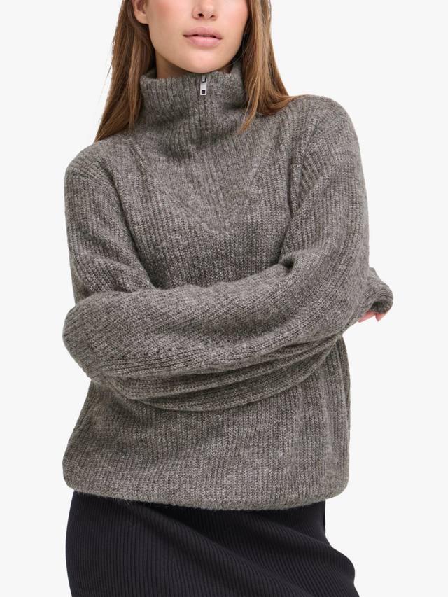 

Камара джемпер с застежкой-молнией ICHI