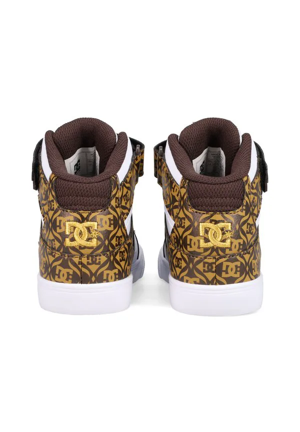 Кроссовки с высоким верхом Dc Shoes, Brown/White — фото 3