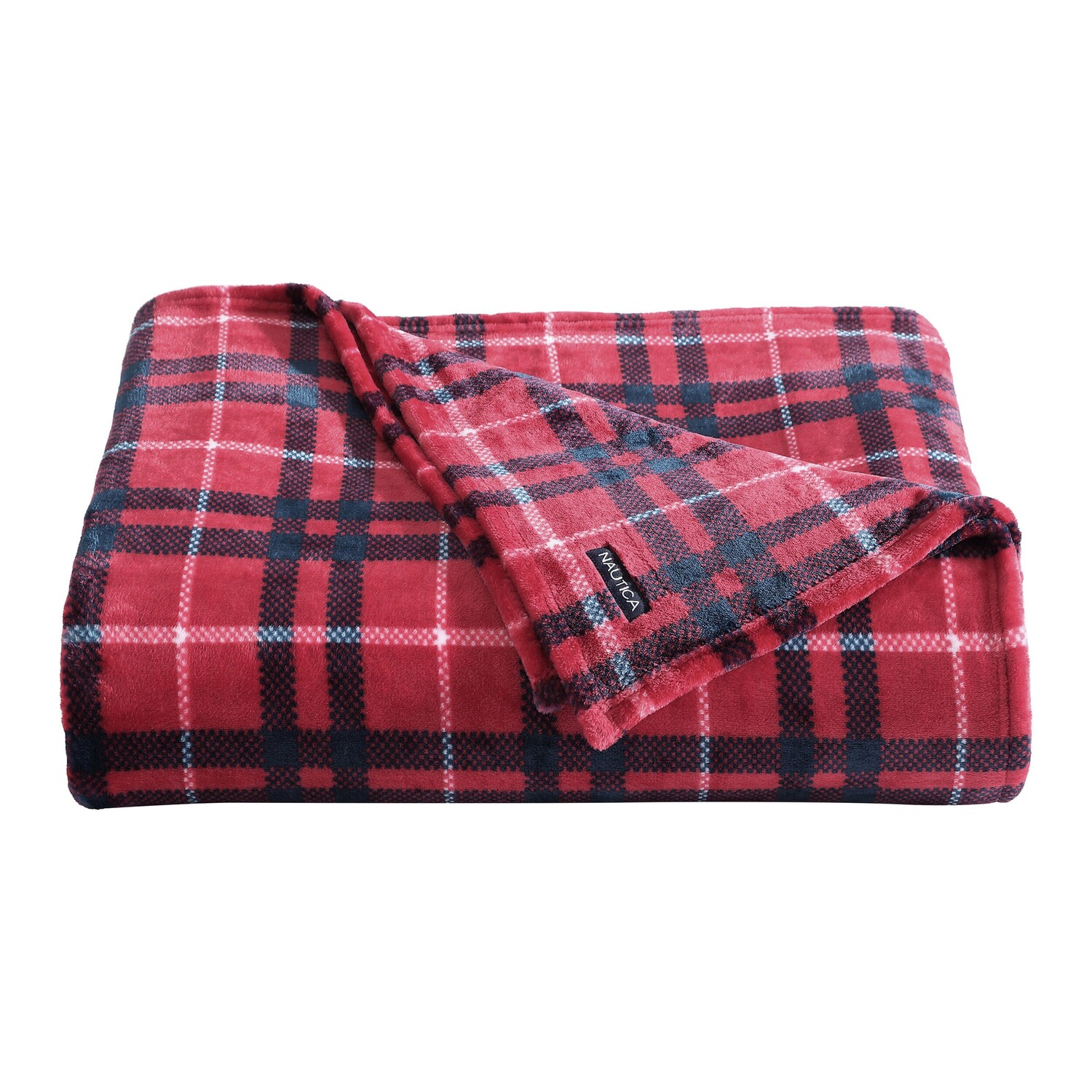 

Красное двойное одеяло Nautica Winter Tattersall, цвет Rosewood