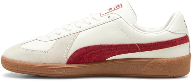 Мужские кроссовки PUMA Army Trainer на шнуровке, повседневные - красные и белые — фото 3