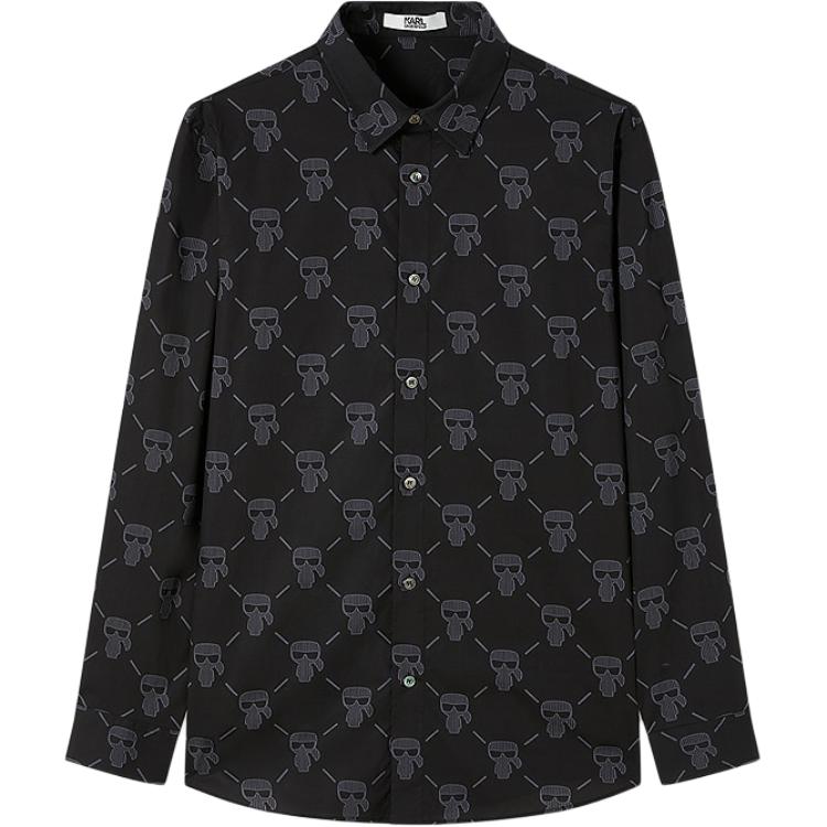 

KARL LAGERFELD / Karl Lagerfeld Jeans Мужская черная рубашка