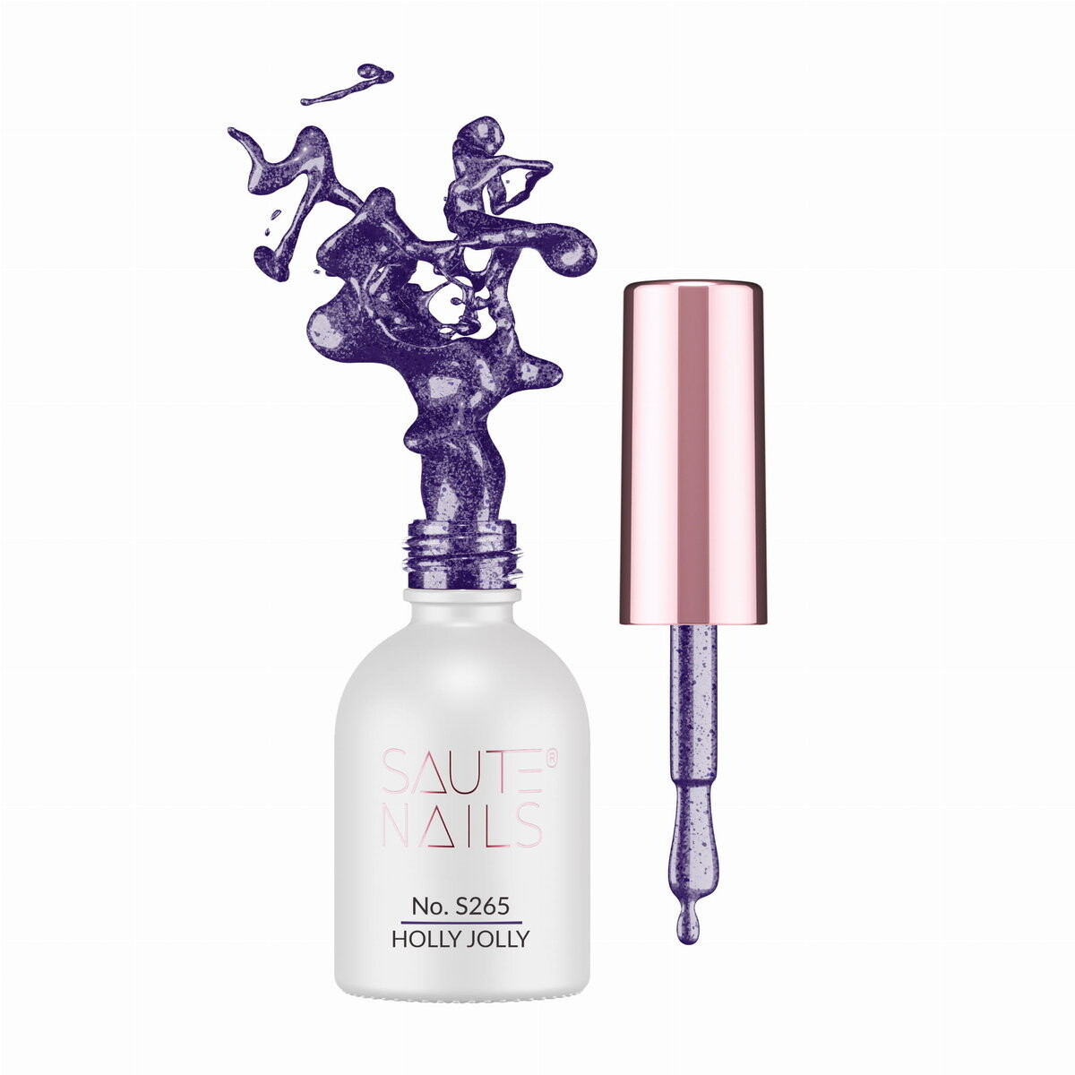 

Гибридный лак для ногтей SAUTE NAILS S265 HOLLY JOLLY - 8 мл