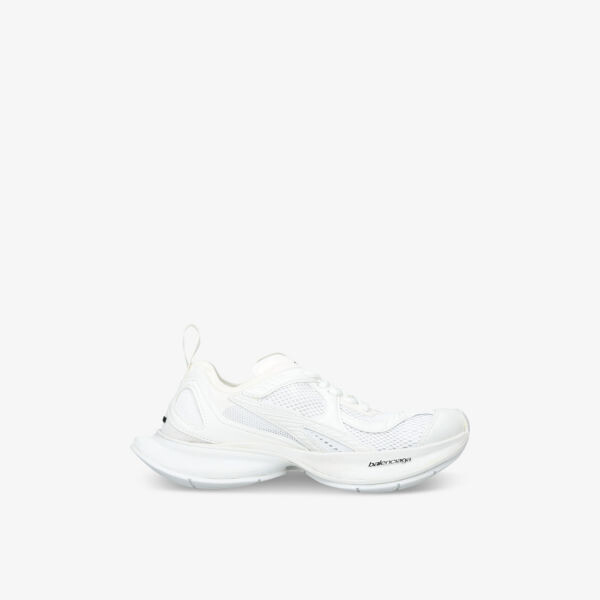 Низкие кроссовки Circuit из сетки и искусственной кожи Balenciaga, белый