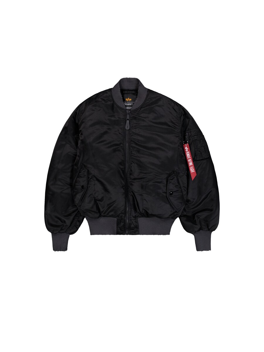 

Демисезонная куртка ALPHA INDUSTRIES MA-1 Distressed, Black