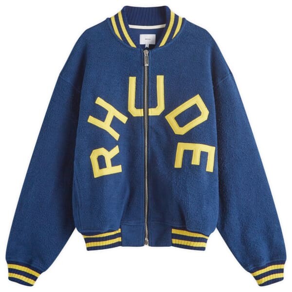 

Куртка-Бомбер с логотипом университета Rhude, синий