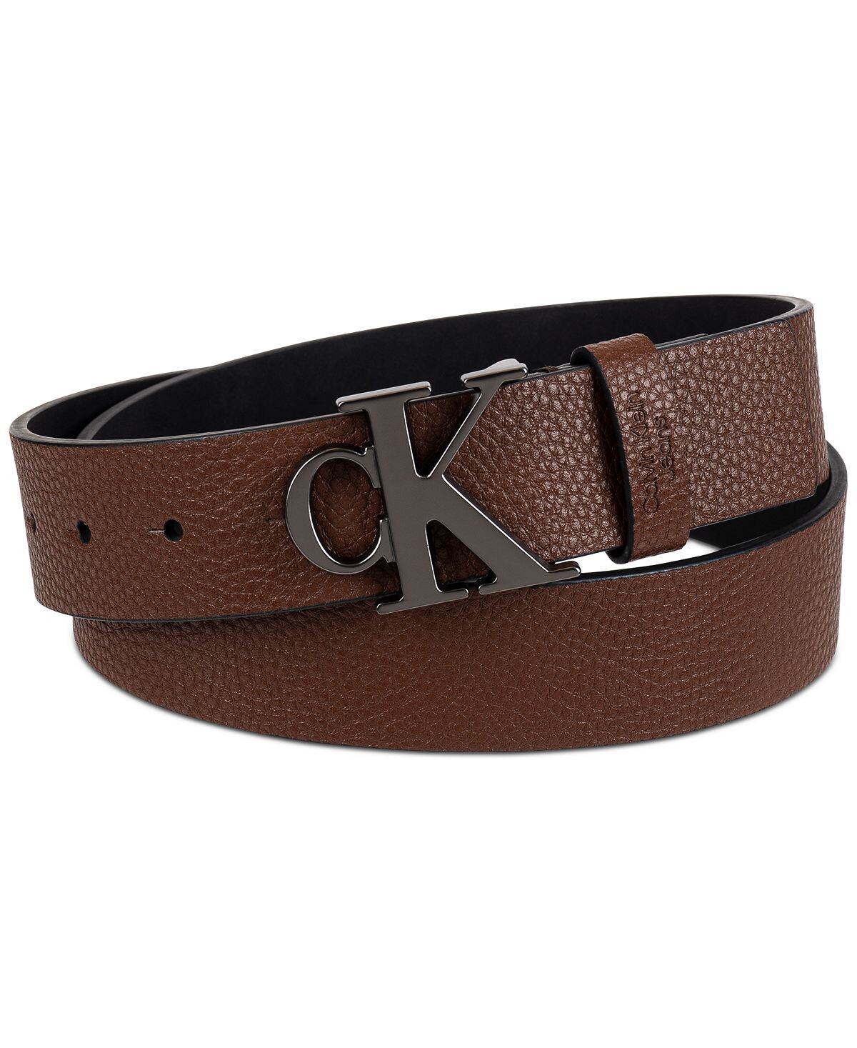 

Мужской модный джинсовый ремень с пряжкой с логотипом Calvin Klein
