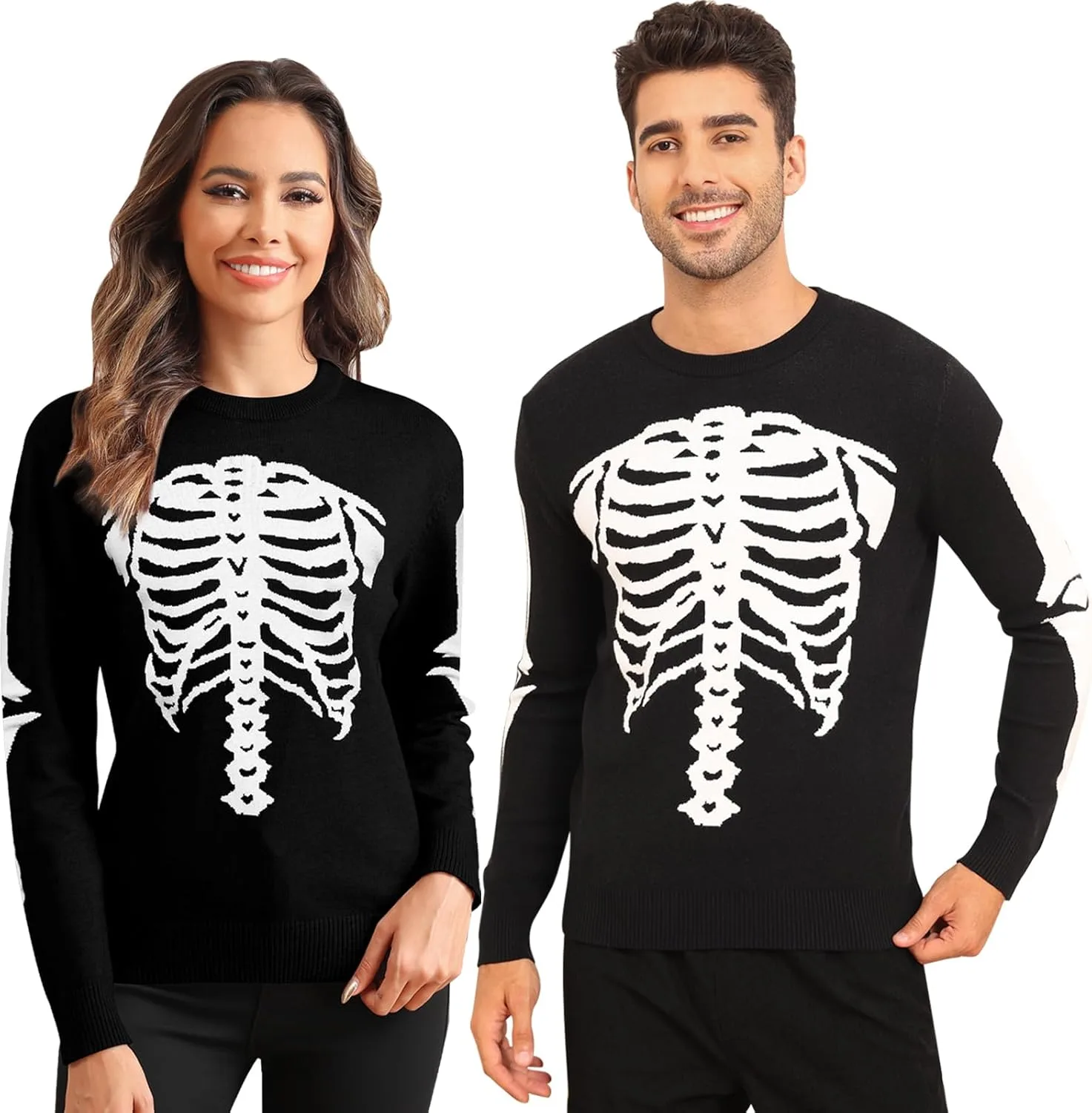 

Рождественский свитер LecGee с оленями и снежинками