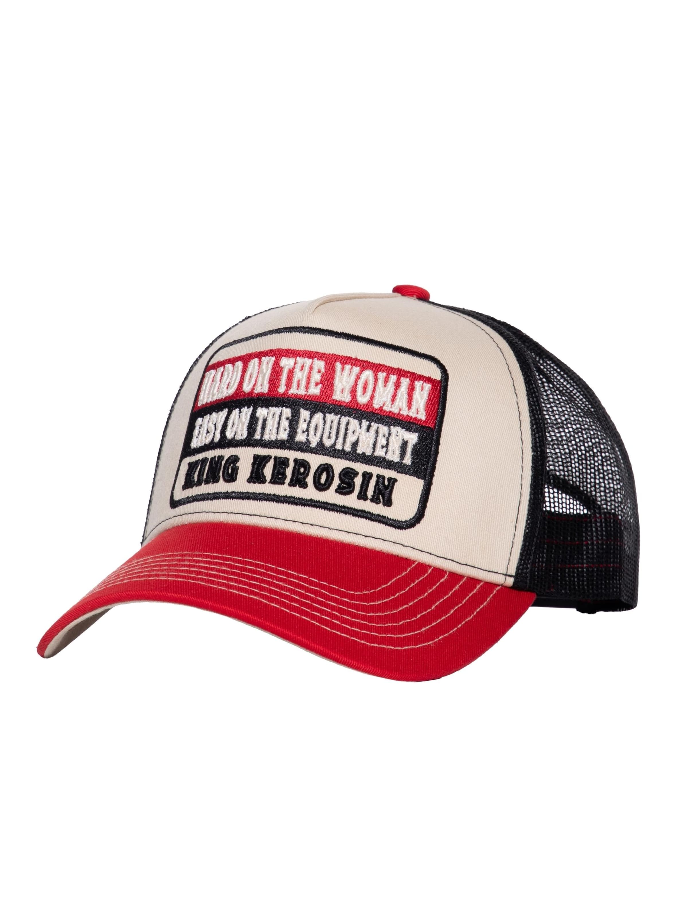 

King Kerosin Кепка 'Hard on the woman' в бежевом цвете