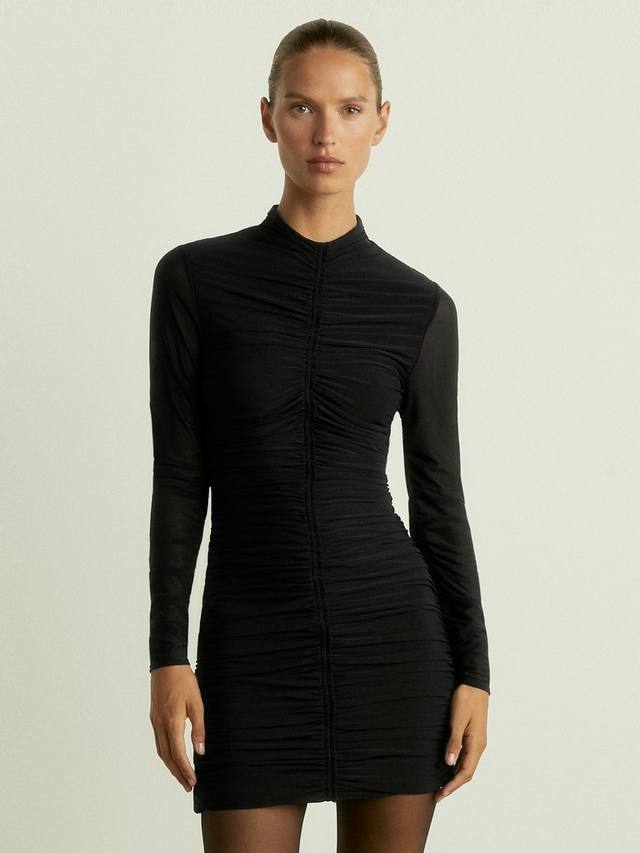 

Трикотажное платье сабрины Reiss, черный