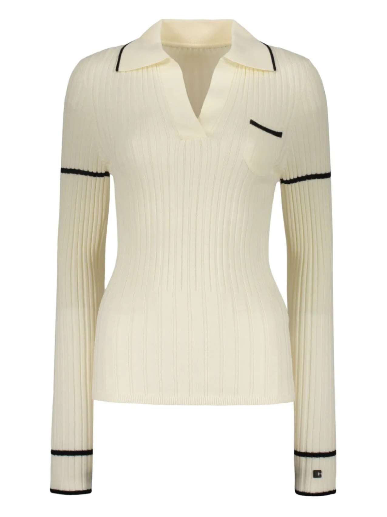 

Рубашка-поло Low Classic ribbed polo top, нейтральный
