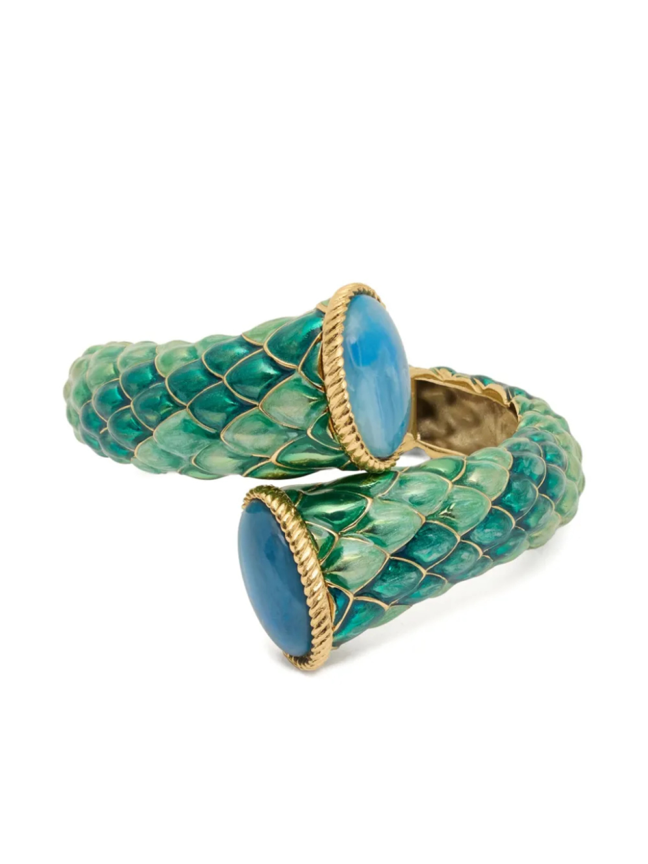 

Браслет-кафф Scaled Roberto Cavalli, золотой
