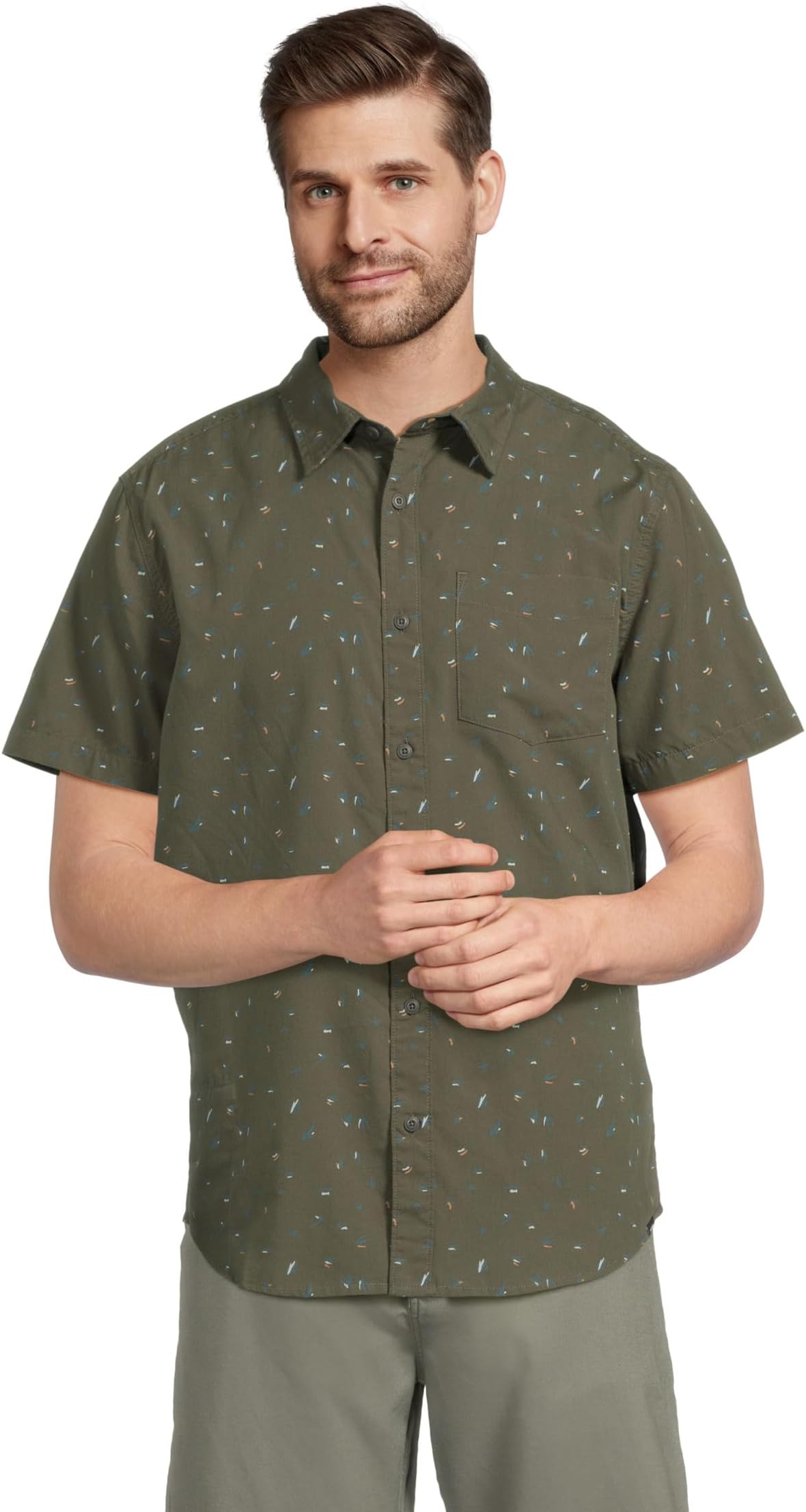 

Рубашка Prana Tinline Shirt, цвет Spruce Brushstroke