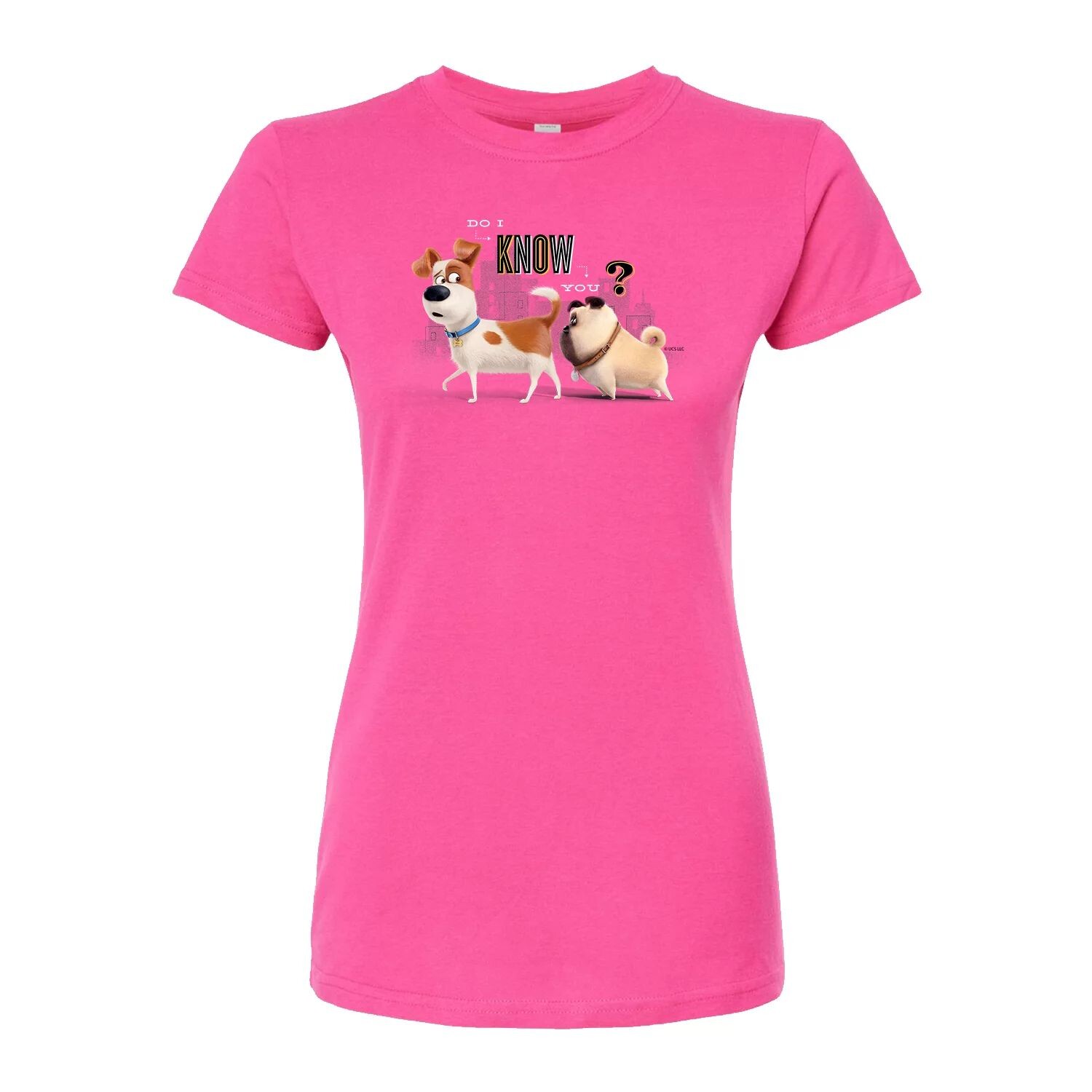 

Футболка с рисунком Juniors' Secret Life of Pets Licensed Character, розовый