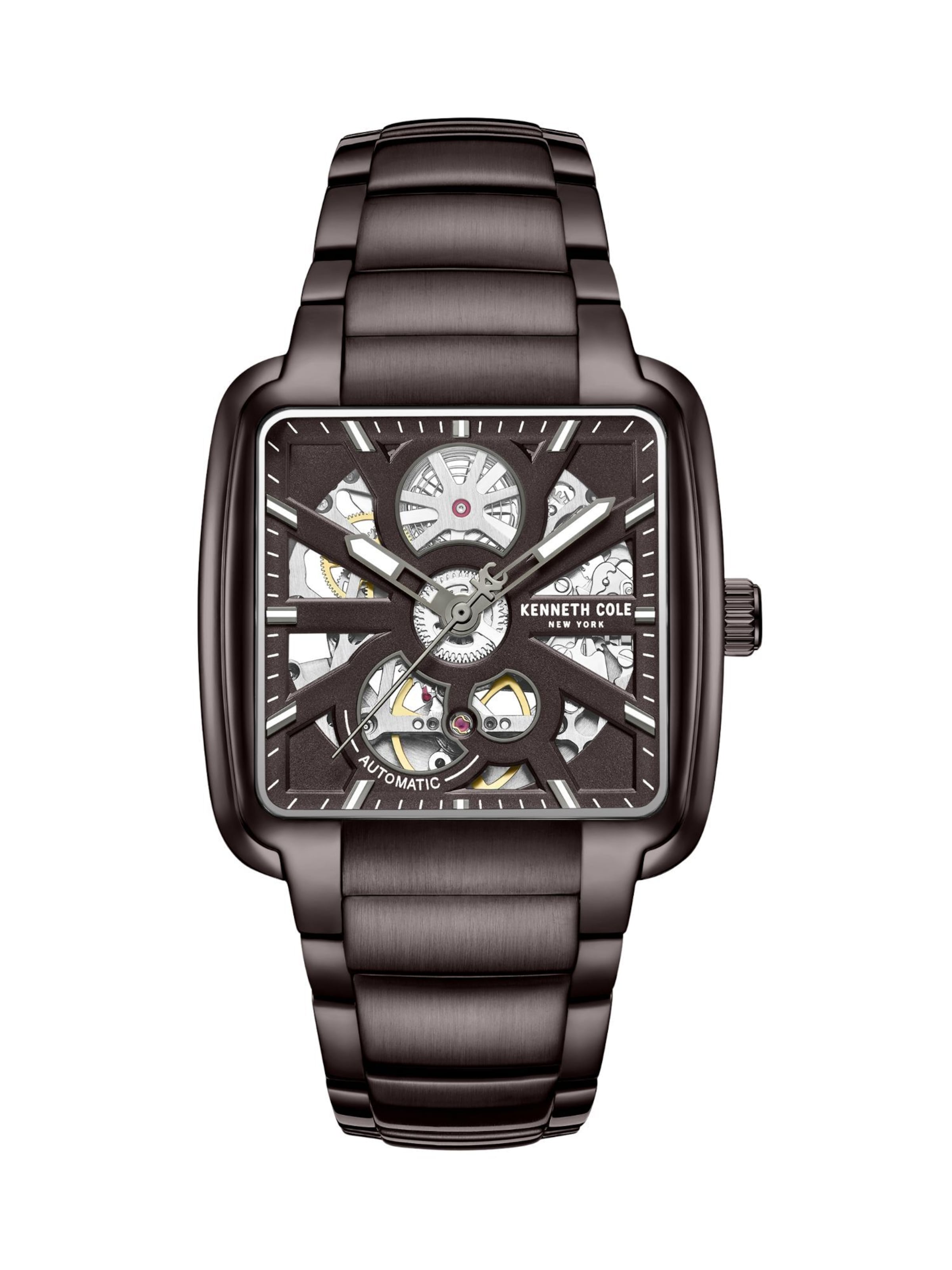 

Kenneth Cole Часы Analog 'Broome' в темно-коричневом цвете