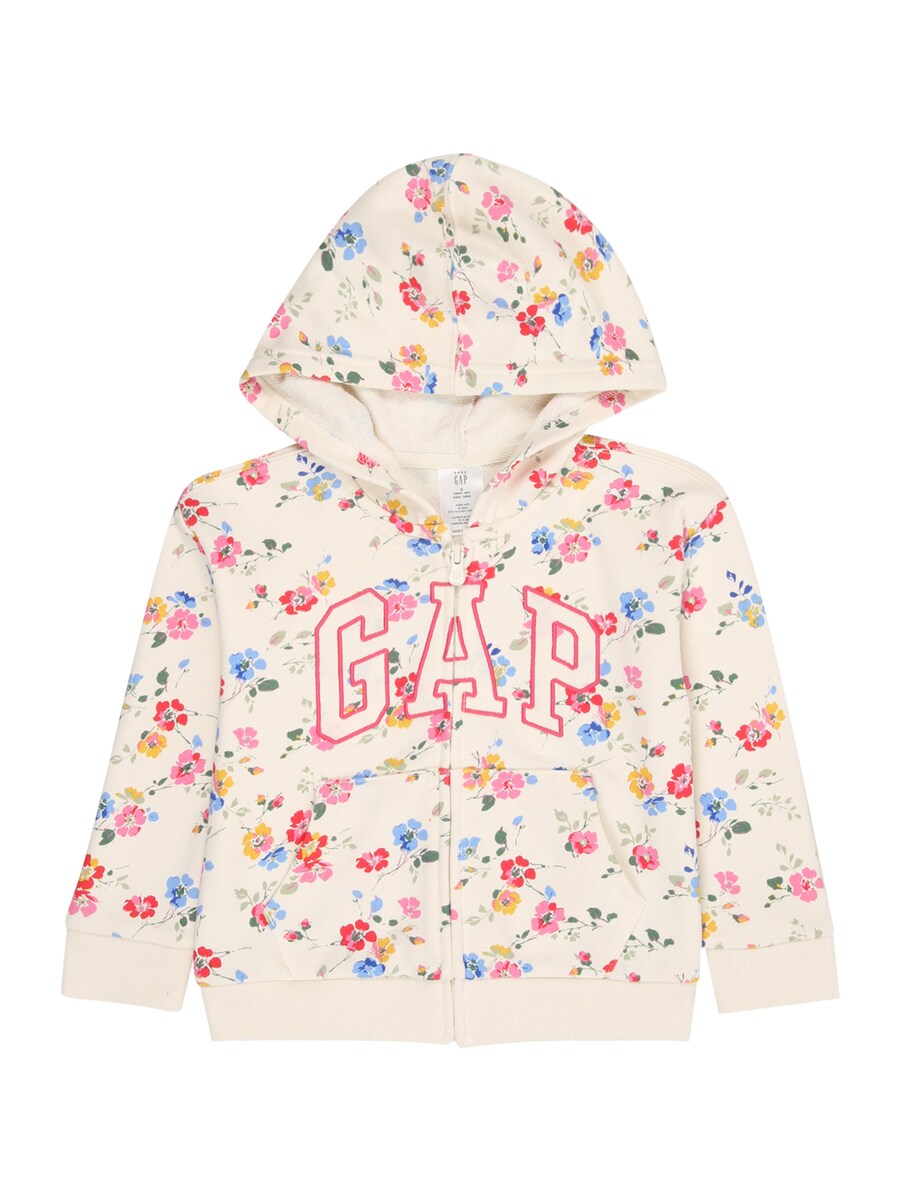 

Толстовка с капюшоном на молнии GAP, белый