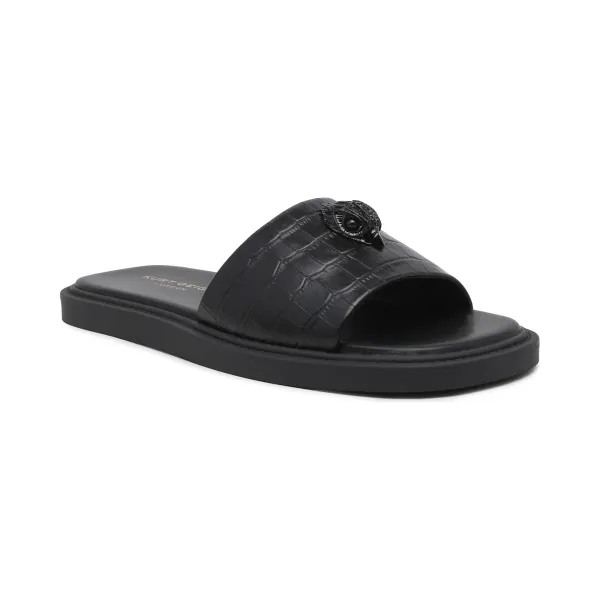 

Кожаные тапочки Oscar Kurt Geiger, черный
