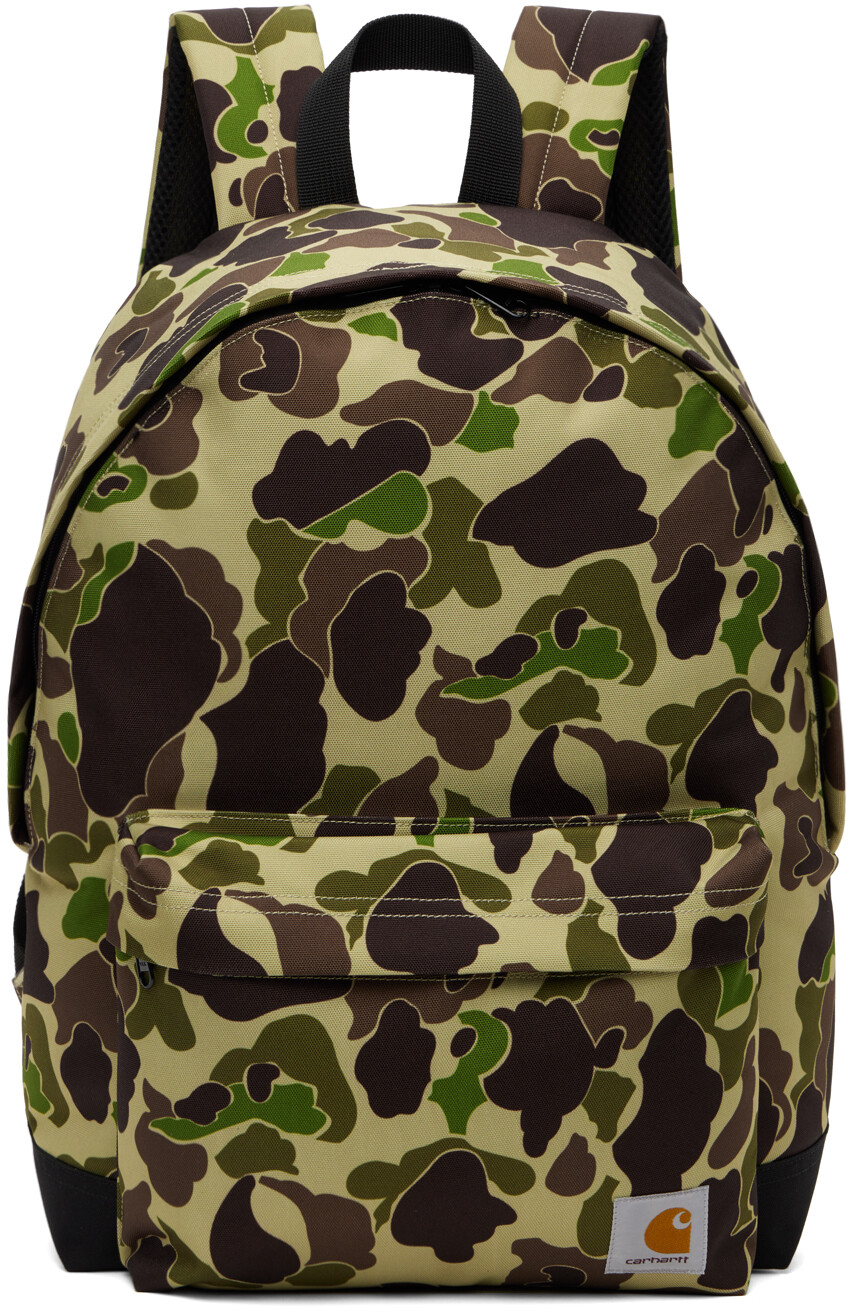 

Рюкзак цвета хаки Джейк Carhartt Work In Progress, Green camo duck