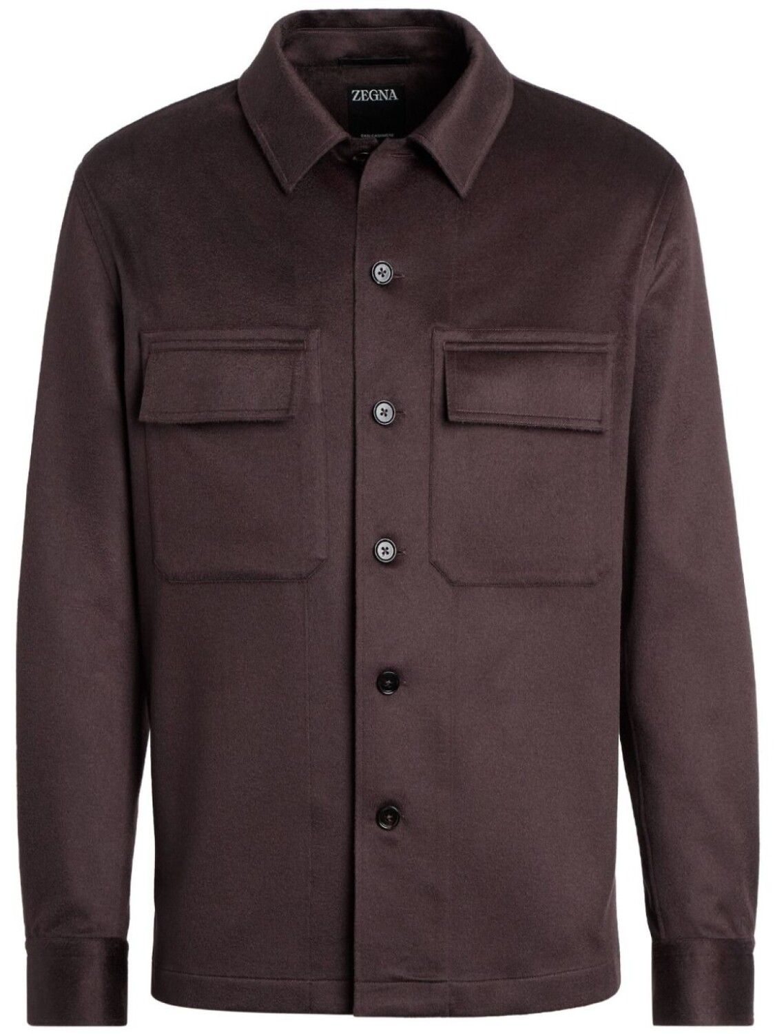 

Zegna кашемировая куртка-рубашка Alba Oasi, красный