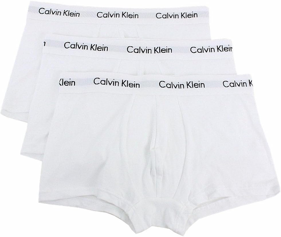 

Комплект из 3 мужских трусов-боксеров Calvin Klein из микрофибры с низкой посадкой., White(Nu2664-100)/Black