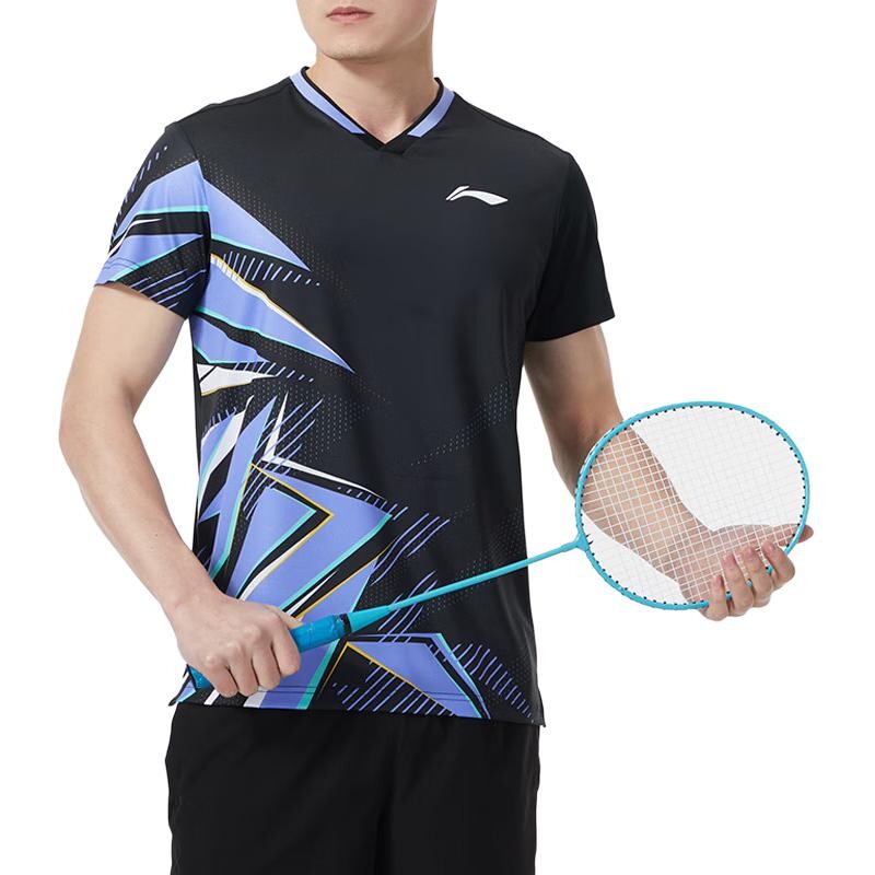 

Футболка серии Badminton для мужчин, черная Lining, черный