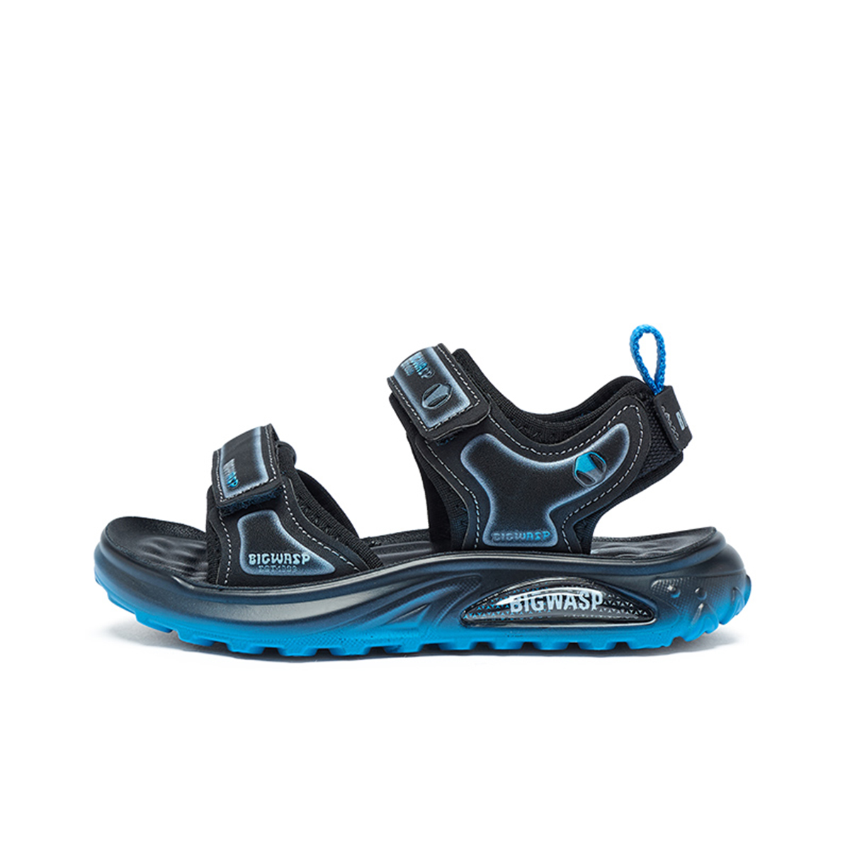 Slip Resistant Breathable Lightweight Cushioning Abrasion Resistant Sandal Kids' BIG WASP, хаки — фото 3