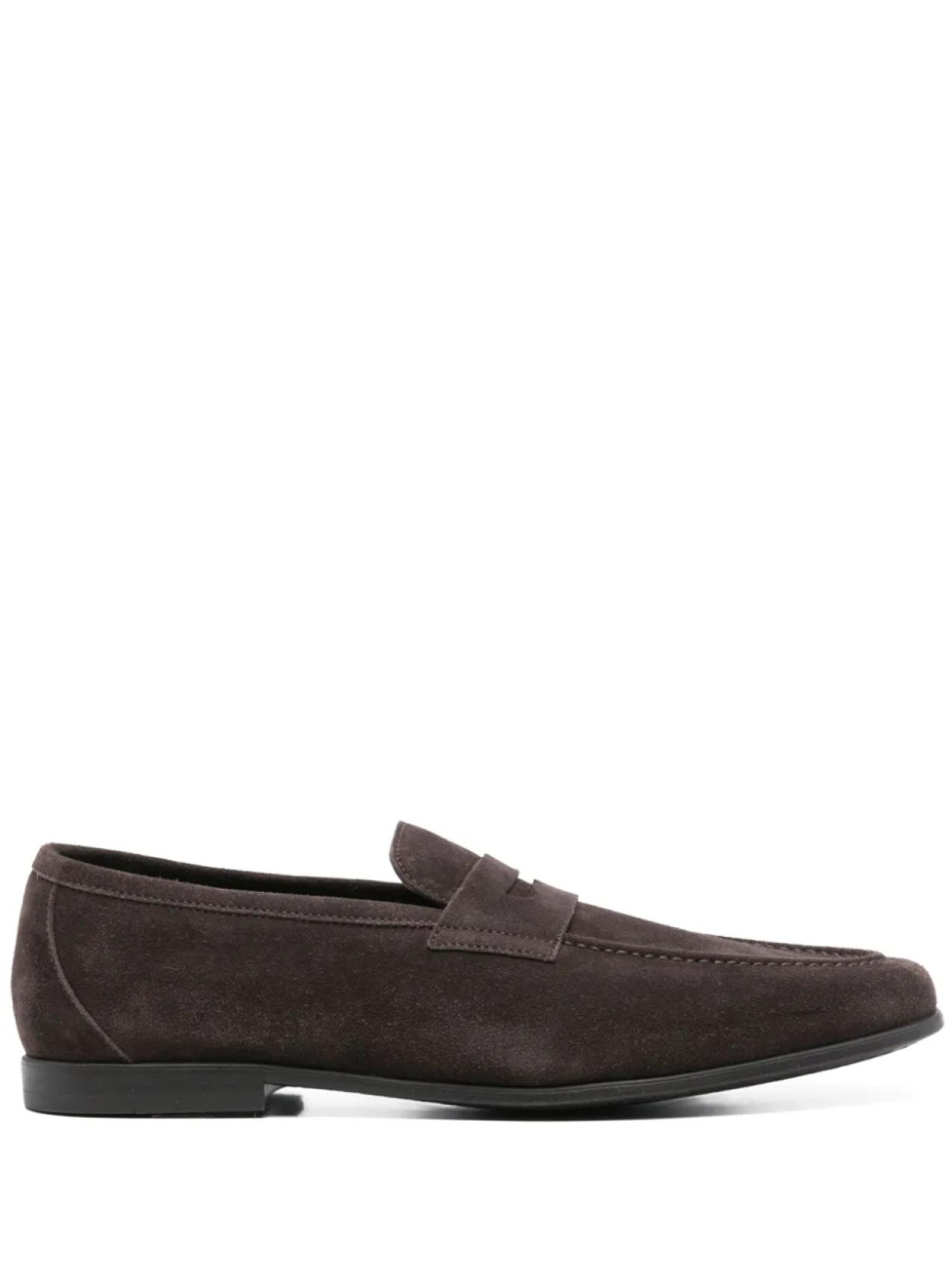 

Canali замшевые лоферы, коричневый