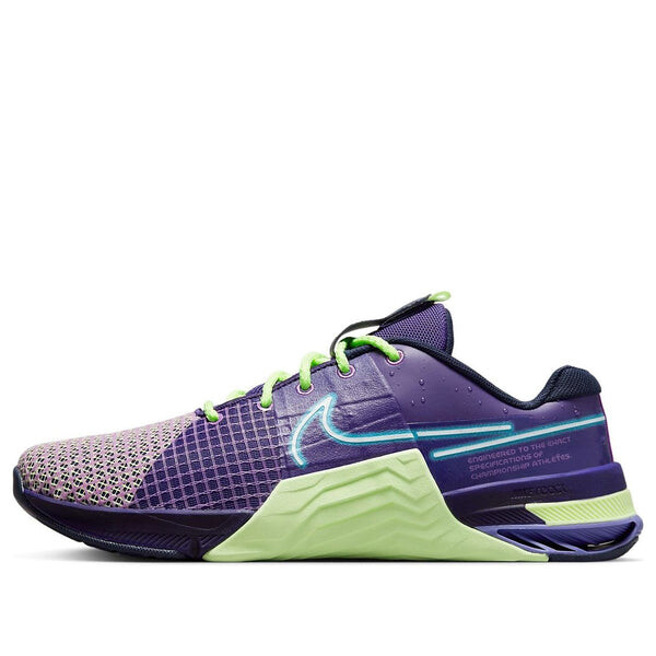 

Кроссовки metcon 8 amp 'deep purple barely volt' Nike, фиолетовый