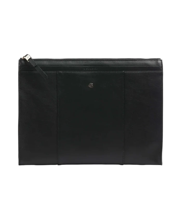 

Кожаный клатч женский Piquadro, черный