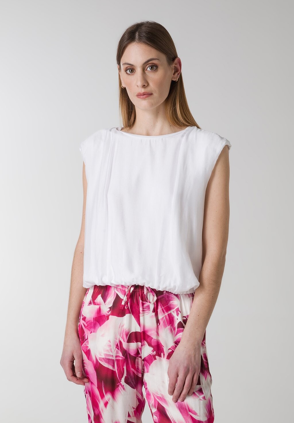 

Блуза PADDED SHOULDER Deha, белый