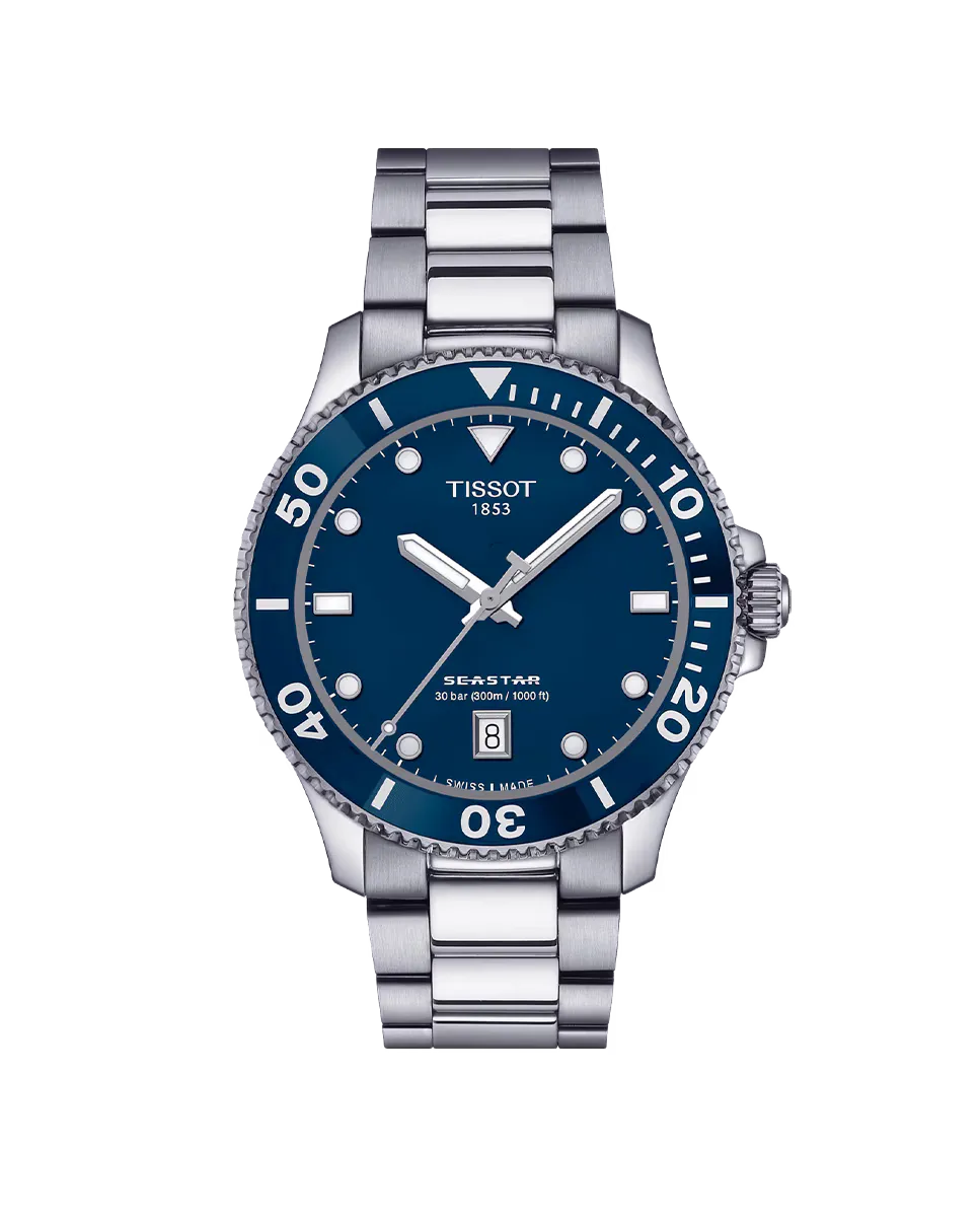 

Мужские часы из коллекции Steel Seastar Tissot, серебряный