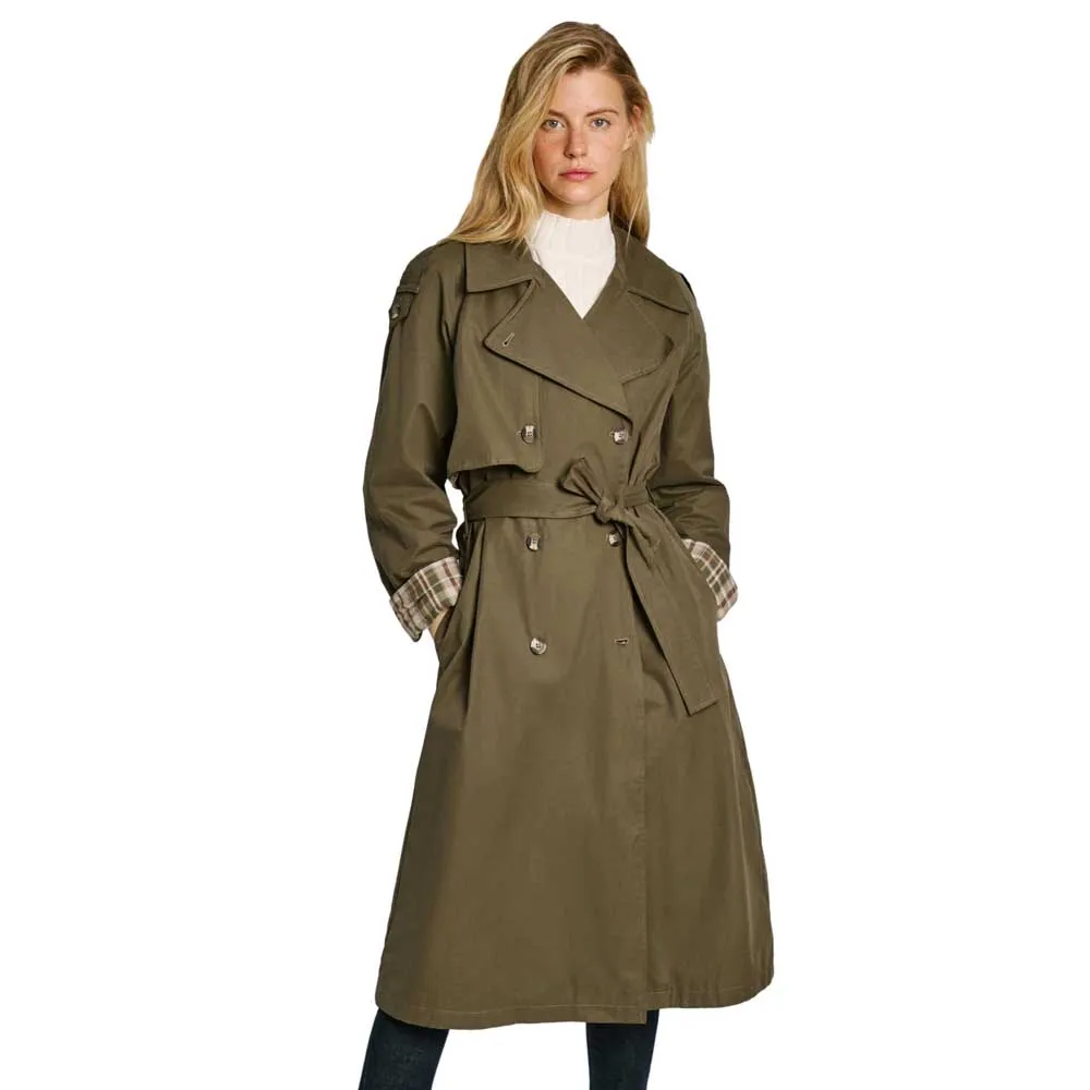 

Пальто Pepe Jeans PL402446 trench, зеленый