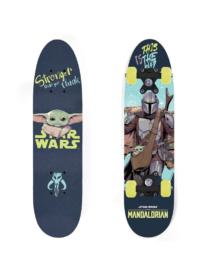 

COFI 1453 Деревянный скейтборд Star Wars Mandalorian, прочный, 9-слойный, из клена, разноцветный