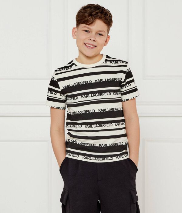 

Футболки Regular fit Karl Lagerfeld Kids, экрю