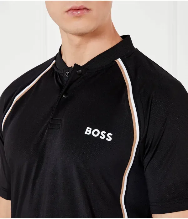 Поло Pariq TOC Mesh slim fit Boss Green, черный — фото 4