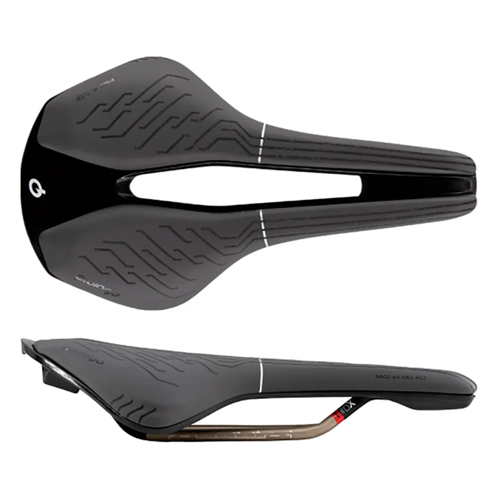 

Седло Prologo Nago R4 AGX Slide Control PAS TiroX, серебряный