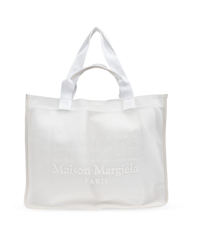 

Большая сумка в стиле шопер. Maison Margiela, белый