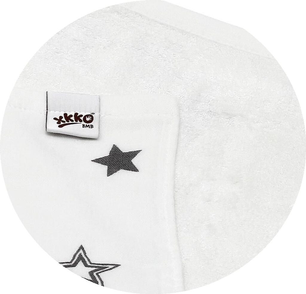 

Детское одеяло xkko BW-Bamboo silver stars, белый