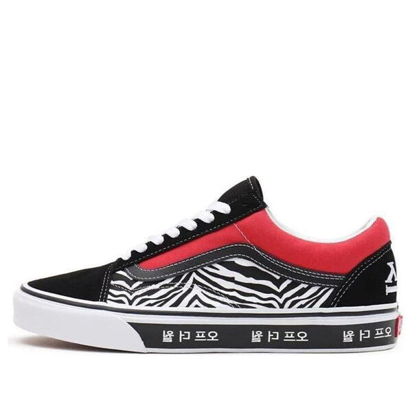 

Кроссовки old skool 'korean typography' Vans, черный