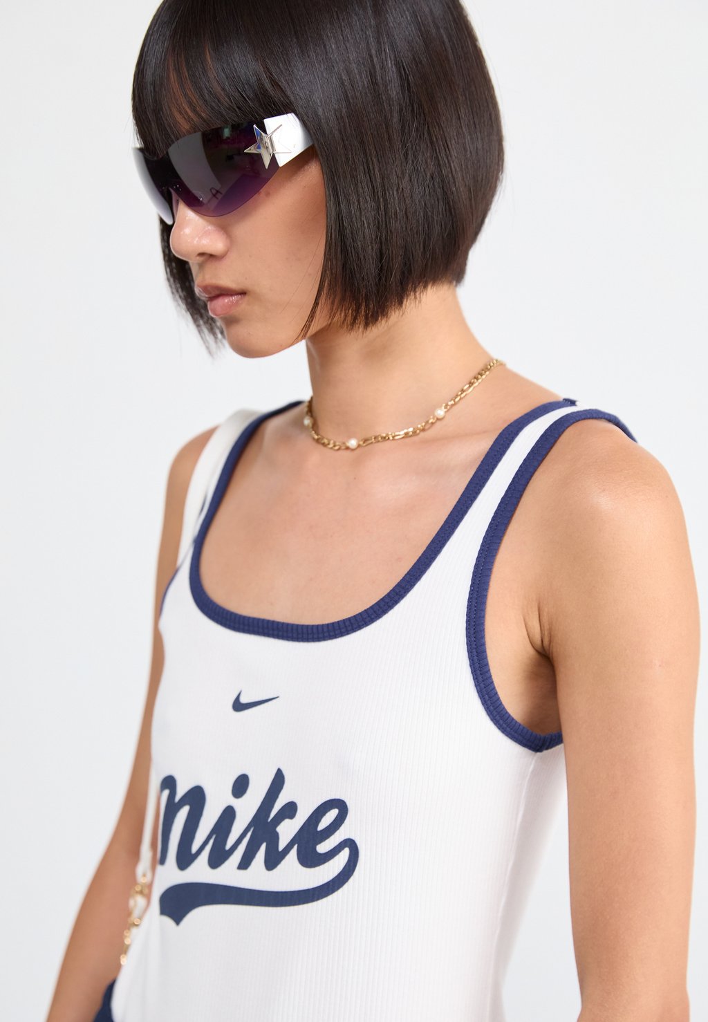 

Топ TANK Nike, белый