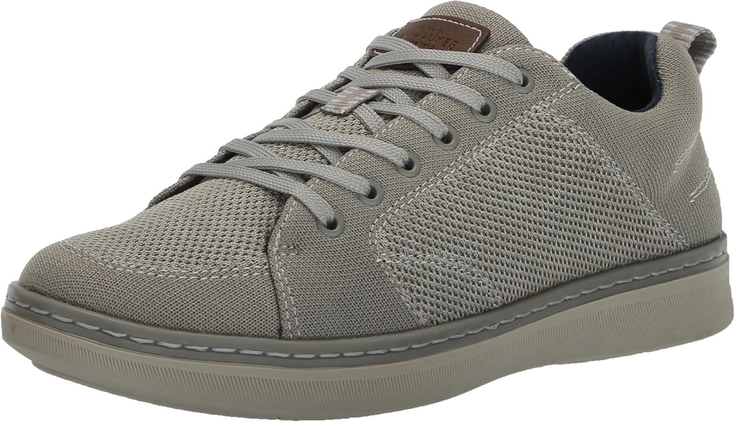 

Мужские кроссовки Nunn Bush Aspire с плетеным носком-мокасином, оксфордский стиль, удобные, легкая ткань, на шнуровке, Stone