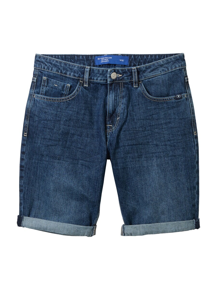 

Джинсовые шорты TOM TAILOR Regular Jeans Josh, темно-синий