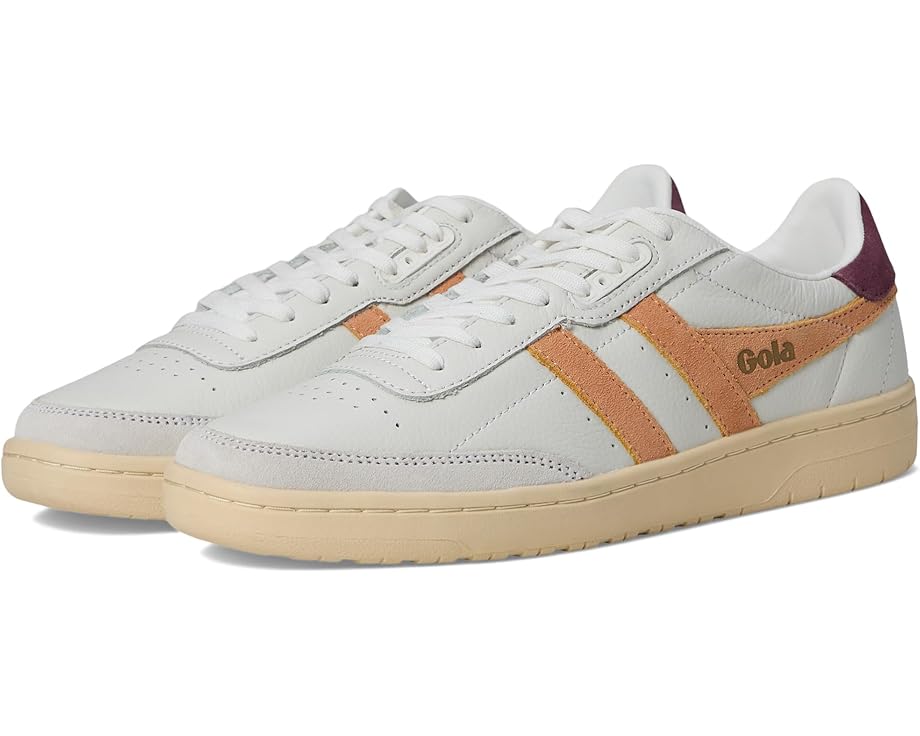 Кроссовки Gola Falcon, цвет White/Salmon/Windsor Wine