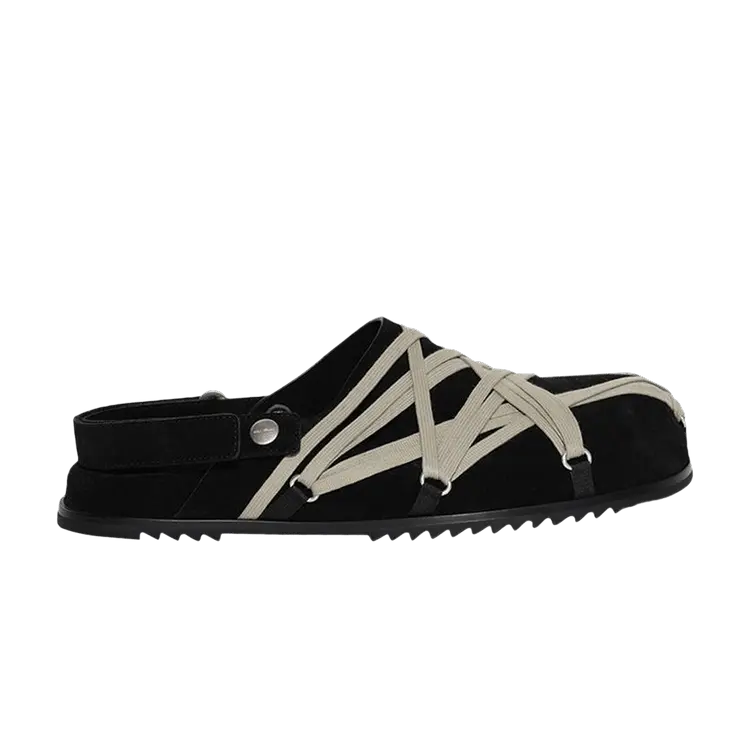

Мюли Rick Owens Concordians Megalaced Mule Granola, Black Suede